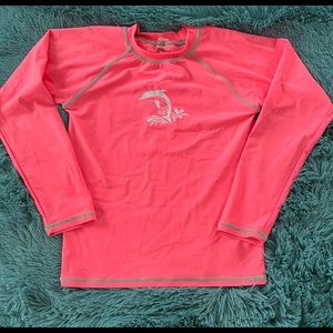 2 Rashguards - perfect to keep your little beach girls safe from the sun